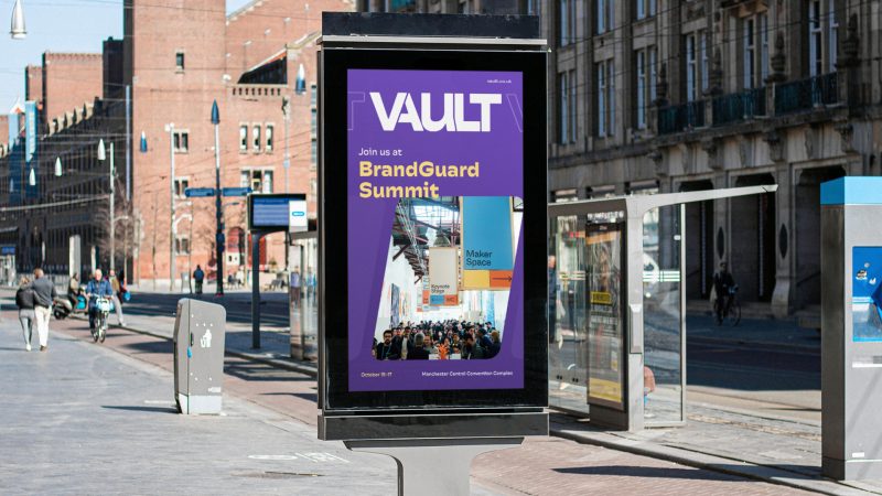 Free Street Digital Poster Mockup